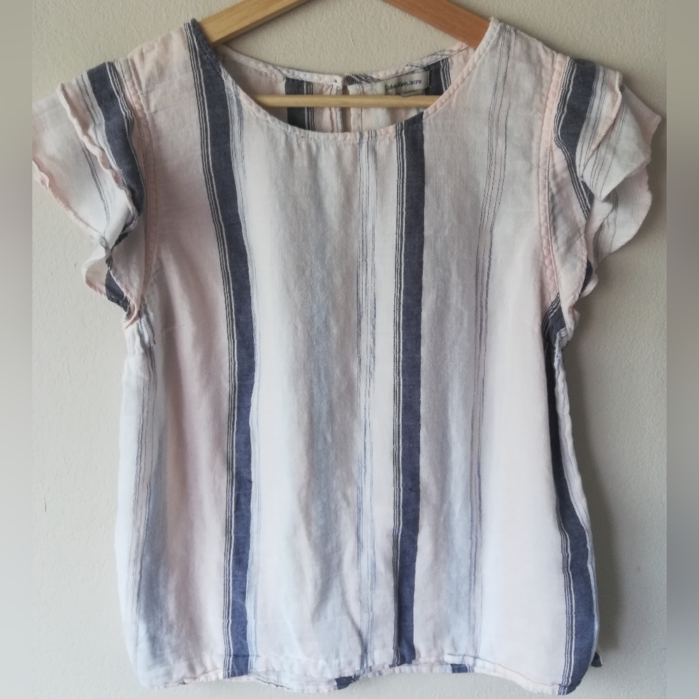 Calvin Klein Jeans Size L Short Sleeve Top